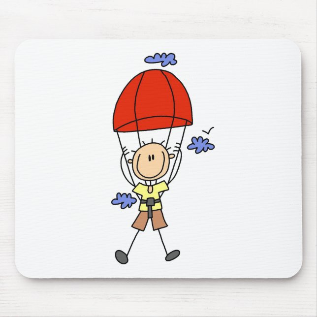 Tapis de souris Stick Figure Sky Diver (Devant)