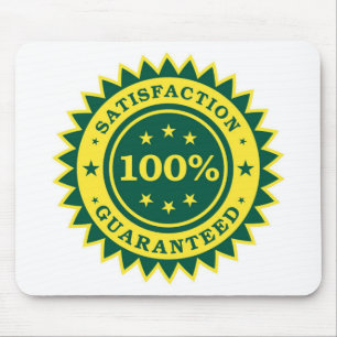 Tapis De Souris Sticker 100% Satisfaction Garantie