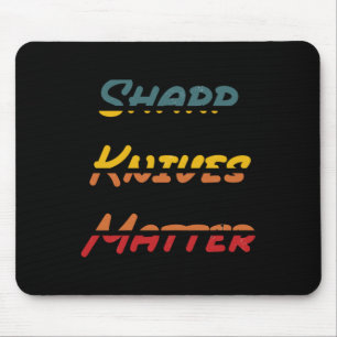 Tapis De Souris Sticker à couteaux pointus