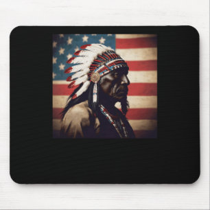 Tapis De Souris Sticker en chef indien Seneca3