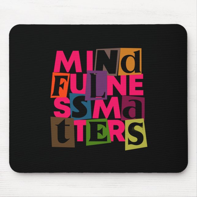 Tapis De Souris Sticker S Mindfulness (Devant)