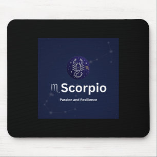 Tapis De Souris Sticker Scorpio Zodiac