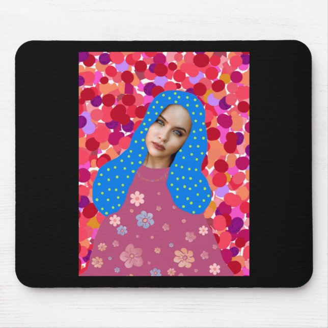 Tapis De Souris Sticker uni (Devant)