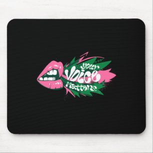 Tapis De Souris Sticker Voice S