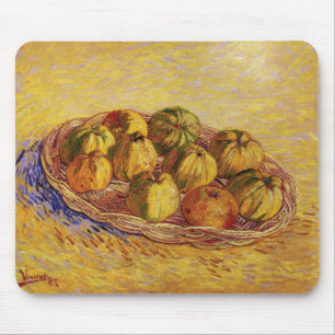 Tapis De Souris Still Life, Panier de pommes de Vincent van Gogh