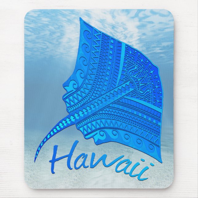 Tapis De Souris Stingray hawaïen (Devant)