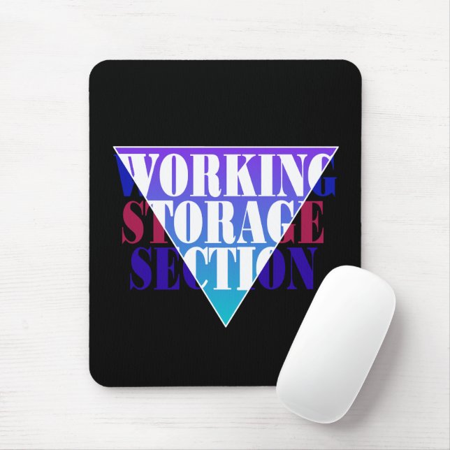 Tapis De Souris Stockage de travail en programmation Cobol (Avec souris)