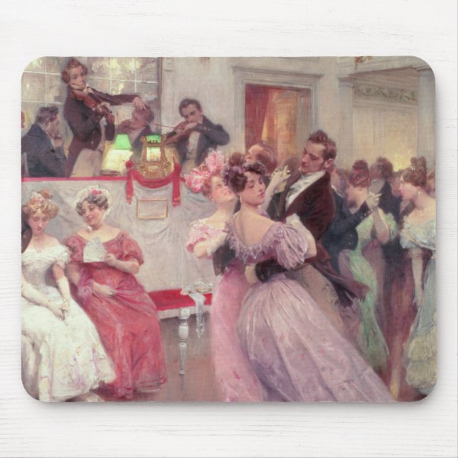 Tapis De Souris Strauss et Lanner - la boule, 1906 (Devant)