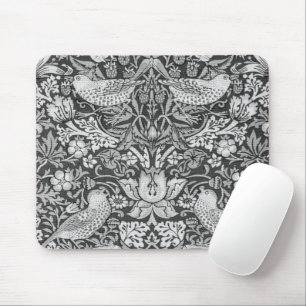 Tapis De Souris Strawberry Thief Grey, William Morris