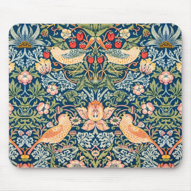 Tapis De Souris Strawberry Thief (par William Morris) (Devant)