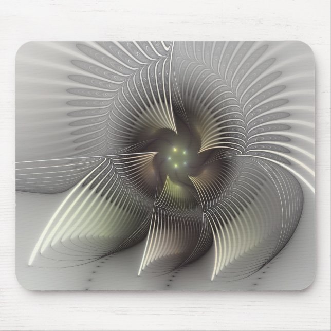 Tapis De Souris Striking Figure, Modern Abstract Fractal Art (Devant)