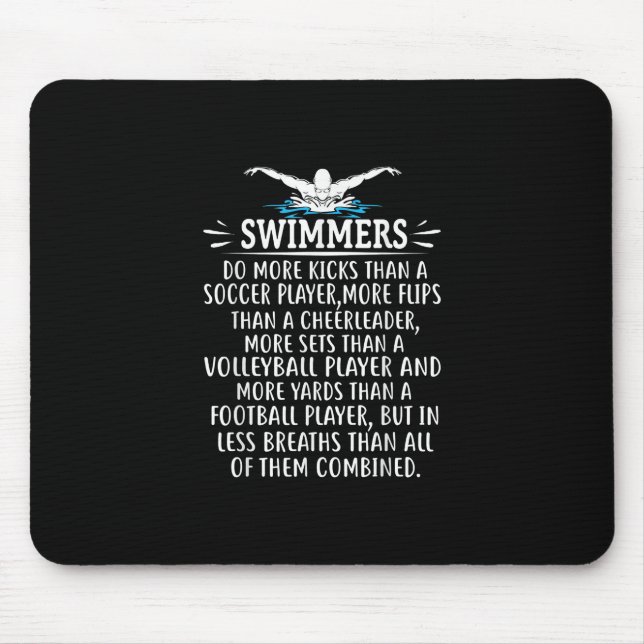 Tapis De Souris Strong Swim Swimming Toxits For Men Women (Devant)