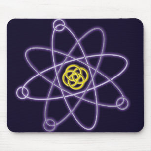 Tapis De Souris Structure atomique de l'or et de l'argent Science