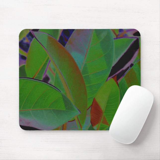 Tapis De Souris Structure tropicale rétro (Avec souris)