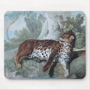 Tapis De Souris Study of a Leopard (by Jean-Baptiste Oudry)