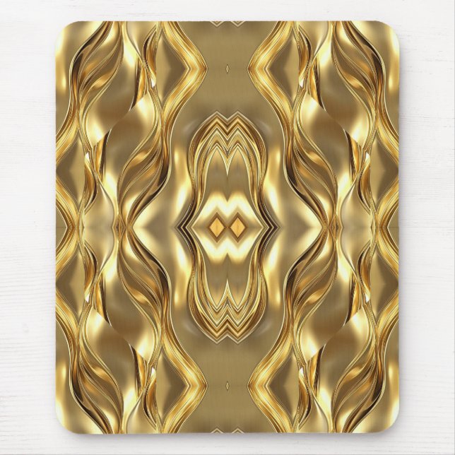 Tapis De Souris Stunning Golden abstract design (Devant)