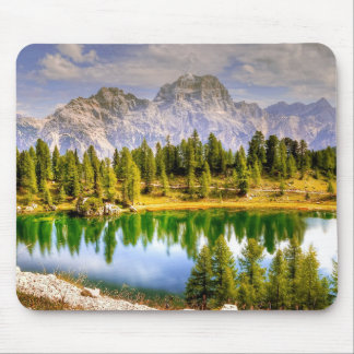 Tapis De Souris Stunning Scenic View of Dolomite Mountains Italy