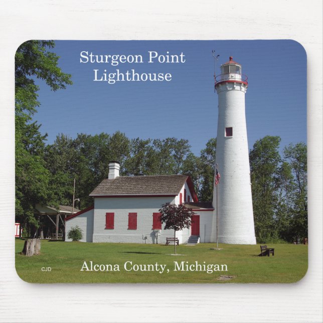 Tapis De Souris Sturgeon Point Lighthouse mousepad (Devant)