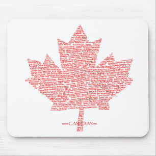 Tapis De Souris Style canadien de feuille d'érable