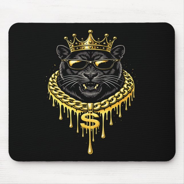 Tapis De Souris Style de rue Panther Drip King (Devant)
