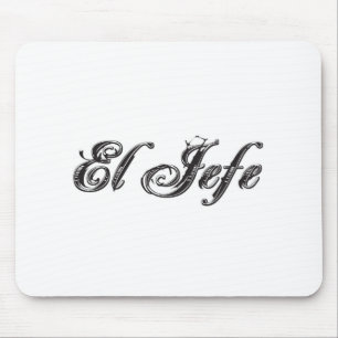 Tapis De Souris Style d'Estilo de logo d'EL Jefe