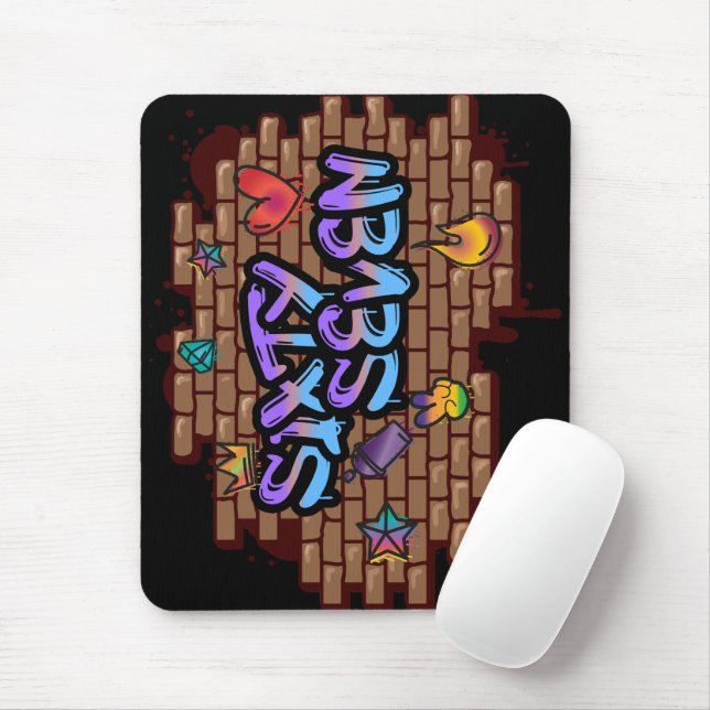 Tapis De Souris Style Graffiti 67 (Avec souris)