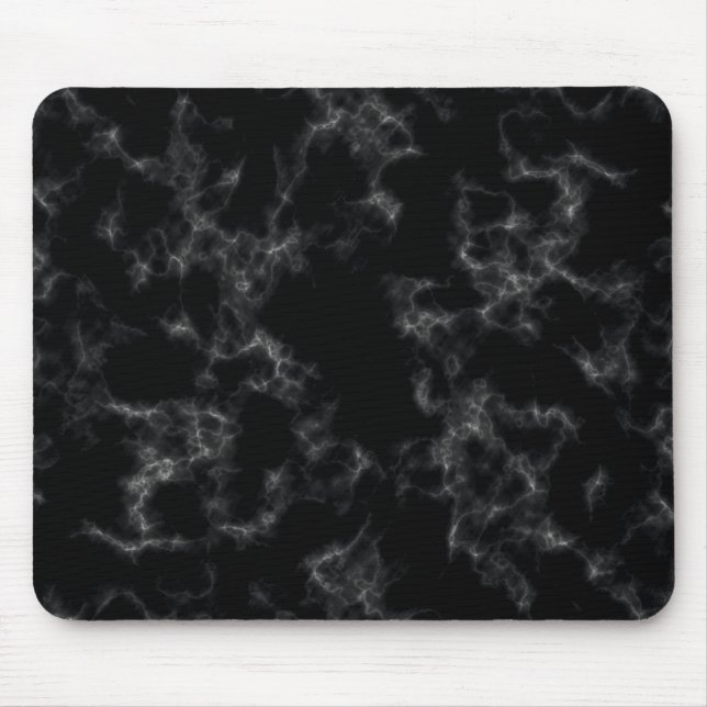 Tapis De Souris Style marbré élégant - noir (Devant)