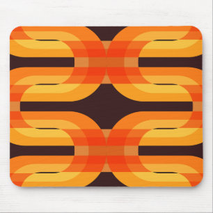 Tapis De Souris style motif des années 60 les années 70 rétro