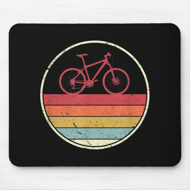 Tapis De Souris Style Rétro Cycliste (Devant)