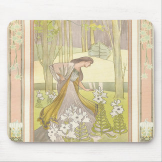 Tapis De Souris Style vintage Mousepad d'art déco