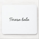 Tapis De Souris Stylish Monogram Modern Minimalist White Script<br><div class="desc">Showcase your initials with this stylish modern monogram design. Featuring a minimalist white script and clean contemporary layout,  this chic design adds elegance to any workspace. Perfect for personalization or as a thoughtful gift for anyone who loves minimalist and modern aesthetics.</div>