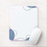 Tapis De Souris Stylish Notebook with Colorful Circles Design<br><div class="desc">Bring joy and organization to your day with this modern notebook. The cover features a light blue background decorated with overlapping circles in vibrant shades of blue, pink, and teal, accented by an elegant ribbon banner in the center. Inside, lined pages provide the perfect space for jotting down notes, ideas,...</div>