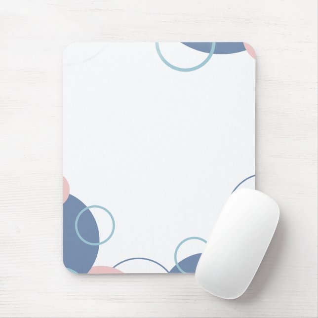 Tapis De Souris Stylish Notebook with Colorful Circles Design (Avec souris)