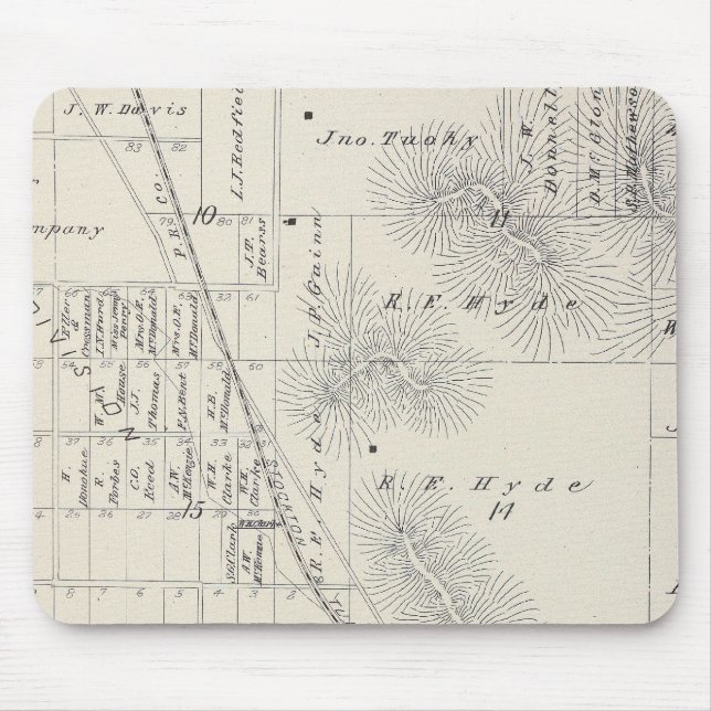 Tapis De Souris Subdivisions de Pioneer Land Co (Devant)