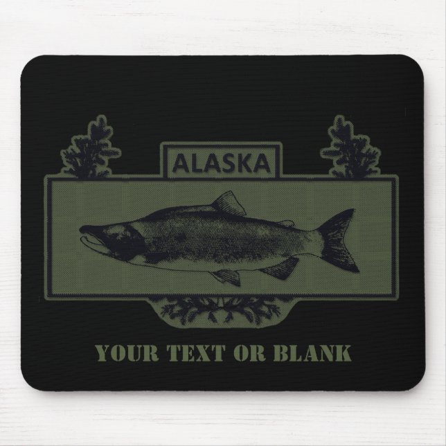Tapis De Souris Subdued Alaska Combat Fisherman Badge (Devant)