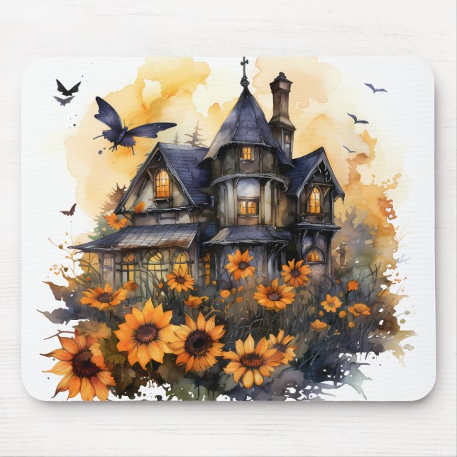 Tapis de souris sublimation Halloween  (Devant)