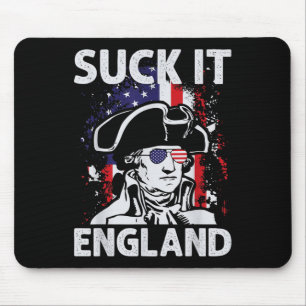Tapis De Souris Suck It England Funny 4 juillet Memorial Day