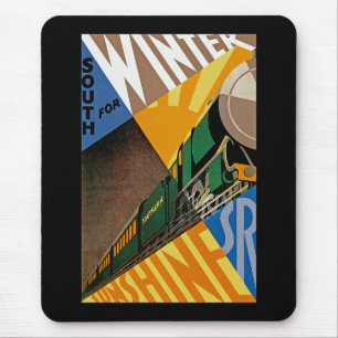 Tapis De Souris Sud Pour Le Soleil D'Hiver