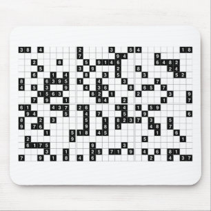 Tapis De Souris sudoku noir blanc