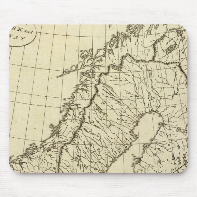 Tapis De Souris Suède, Danemark, Norvège (Devant)