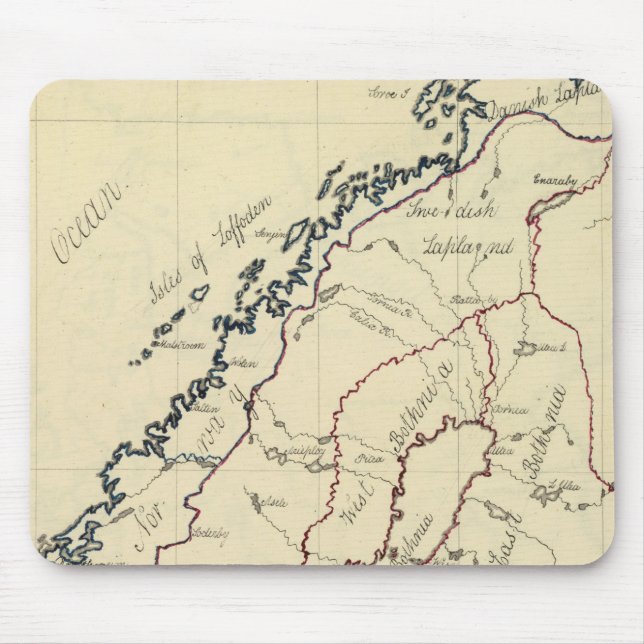 Tapis De Souris Suède, Danemark, Norvège 2 (Devant)