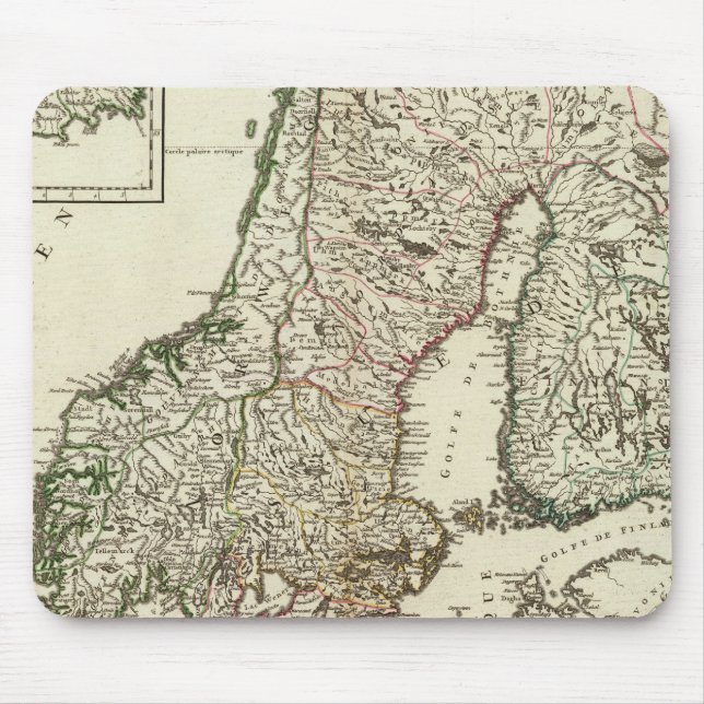 Tapis De Souris Suède et Norvège 10 (Devant)