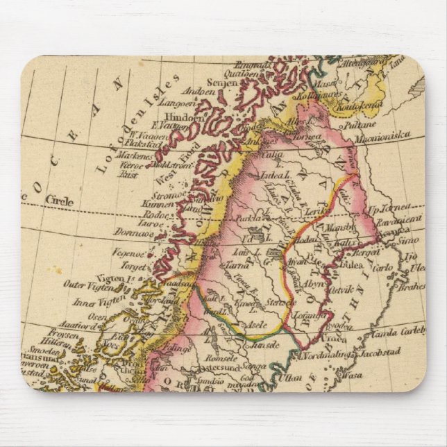 Tapis De Souris Suède, Norvège 2 (Devant)