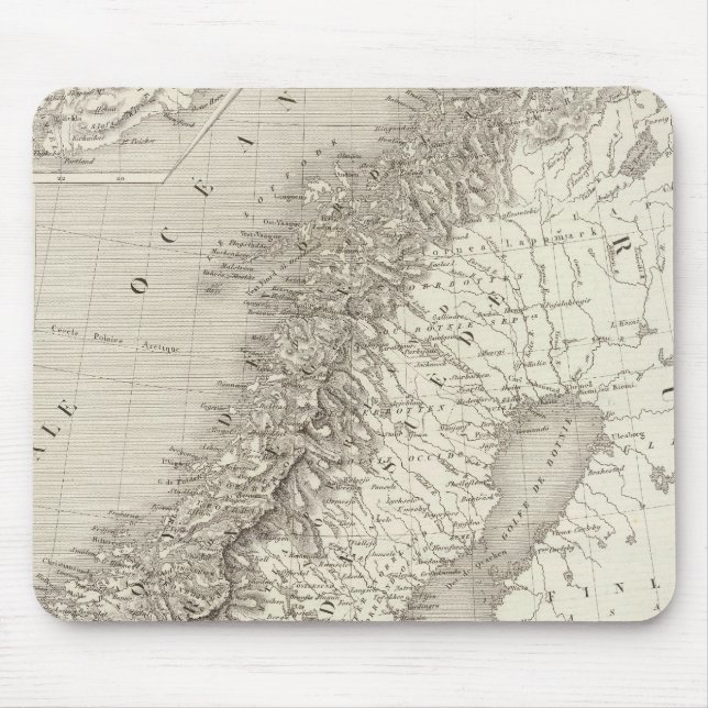Tapis De Souris Suède, Norvège et Danemark (Devant)