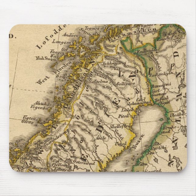 Tapis De Souris Suède, Norvège et Finlande (Devant)