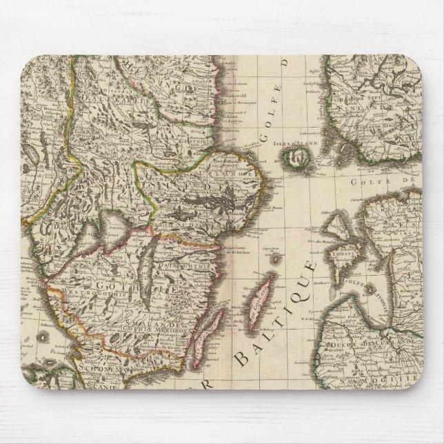 Tapis De Souris Suède, Norvège, Europe (Devant)