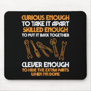 Tapis De Souris Suffisamment Curieux Pour L'Empêcher Auto Garage M