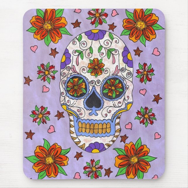 Tapis De Souris Sugar Skull (Devant)