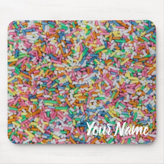 Tapis De Souris Sugar sprinkles colorful (Devant)