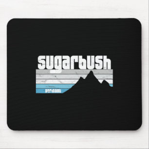 Tapis De Souris Sugarbush Vt Vermont Montagnes Rétro Ski Snowbo